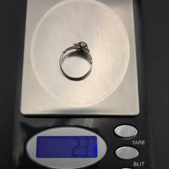 Size 6.5 Sterling Silver Bell Trading Company Turquoise Ring A6842 - Picture 8 of 8